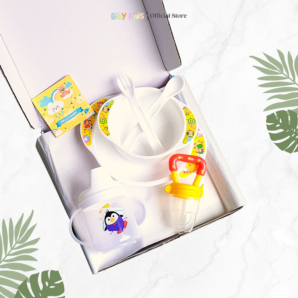 Hampers Baby Cowok Cewek Kado Bayi Baru Lahir Gift Set Newborn Perlengkapan Makan Bayi Murah