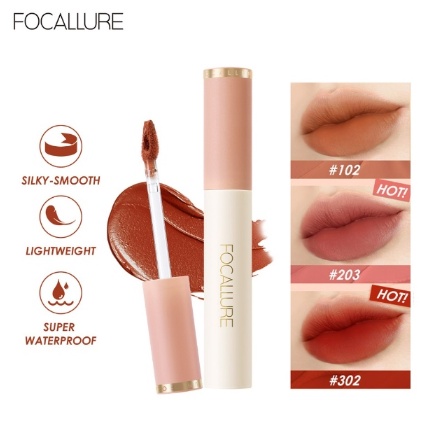 FOCALLURE Velvet Smooth Lip Glaze Lip Tint / Liptint Hyper Moisturizing Lip Stain
