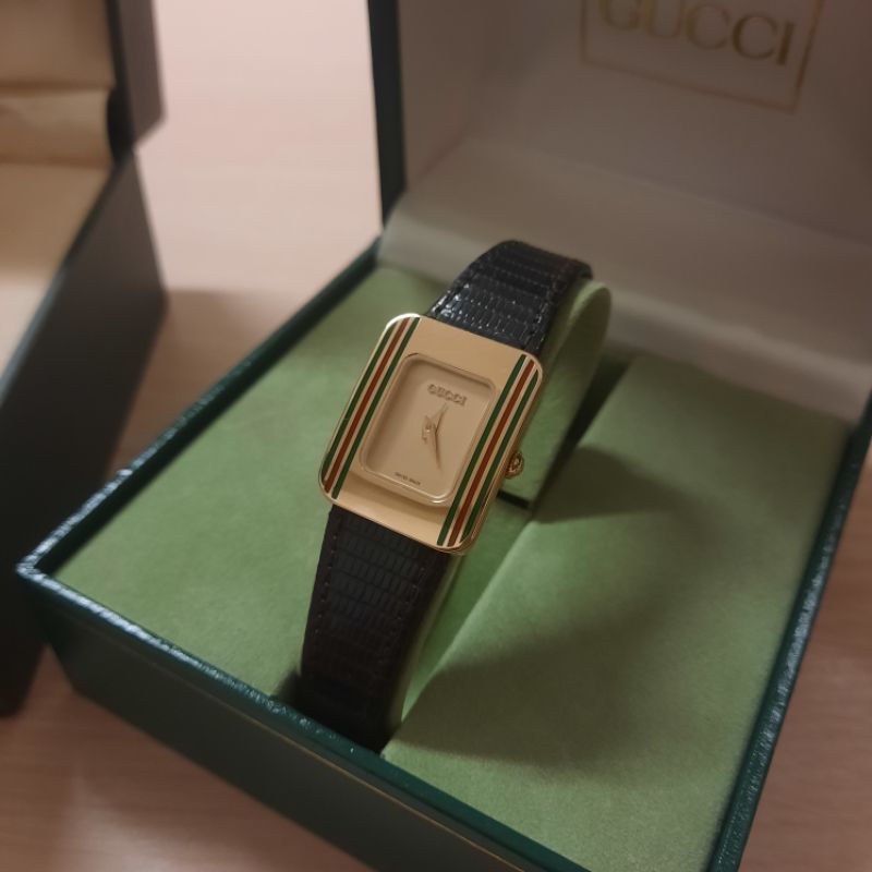 (SOLD) Jam Wanita Gucci 4800L Original Swiss Preloved Bekas