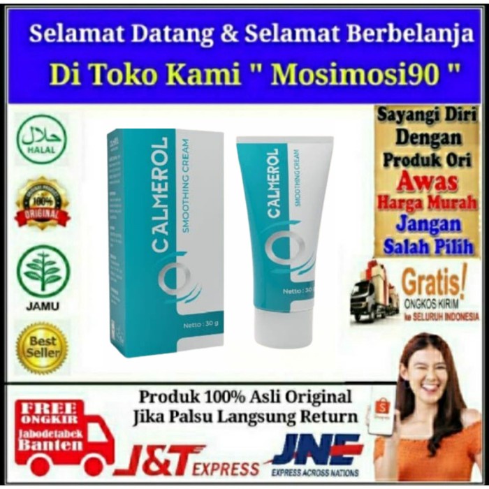 CALMEROL ASLI ORIGINAL OBAT SENDI CREAM ANTI SENDI REMATIK AMPUH