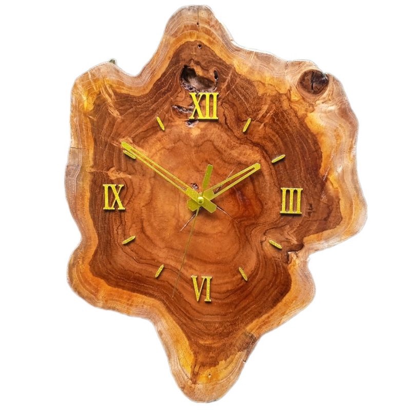 JAM DINDING AESTHETIC SENI EROPA MESIN SWEEP TEBAL 3 CM