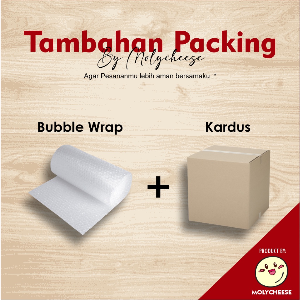 

[WAJIB ORDER] Safety Packaging Bubble Wrap dan Kardus By Molycheese