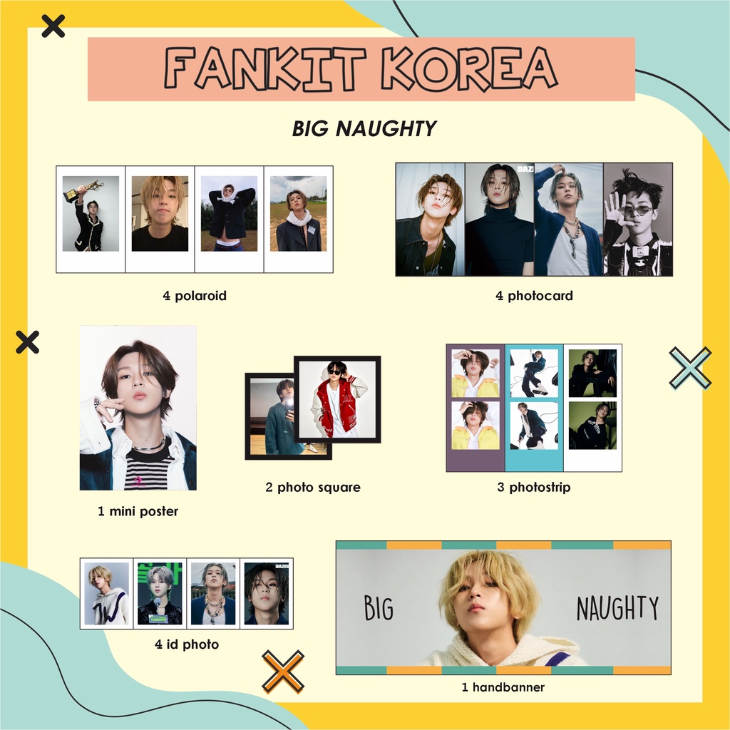FANKIT KOREA - ( BIG NAUGHTY ) khh KPOP polaroid photocard pc