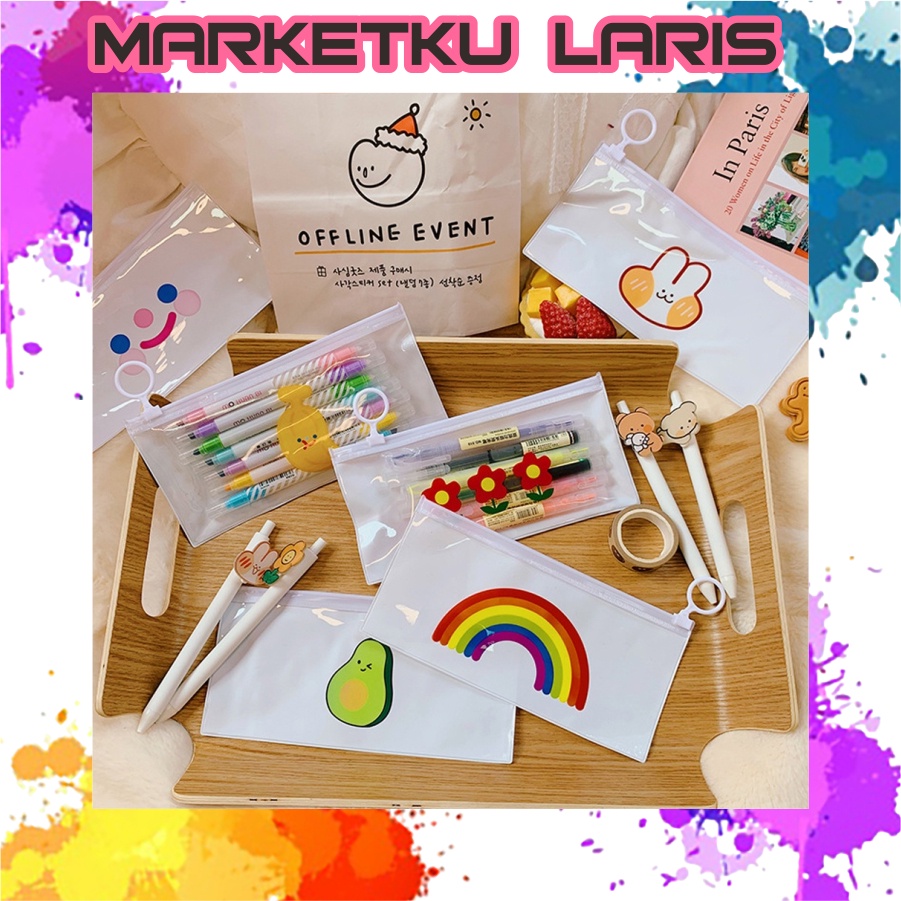 

MKL - Pouch Dompet Mika Make Up Kawai Pouch Resleting Tempat Alat tulis Pouch Travel Pouch R799