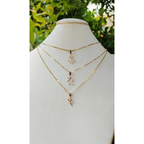 Kalung Dan Liontin Emas Muda