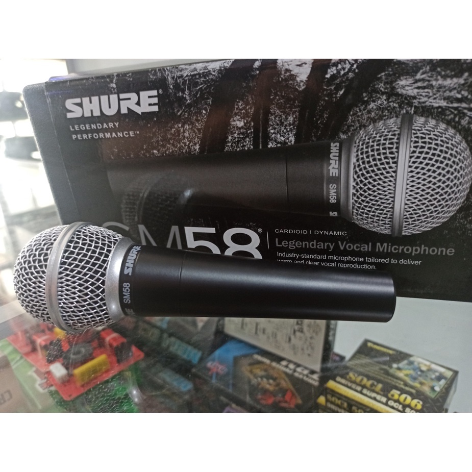 Microphone MIC Cable KARAOKE PROFESIONAL Shure SM58 made in MEXICO