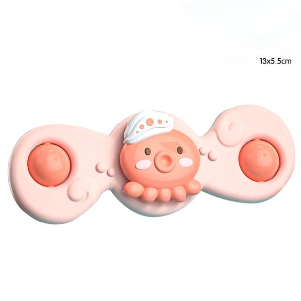 Maianan Bayi Sensory Spinner / Mainan Mandi Spinner Bayi / Mainan sensori Anak Bayi