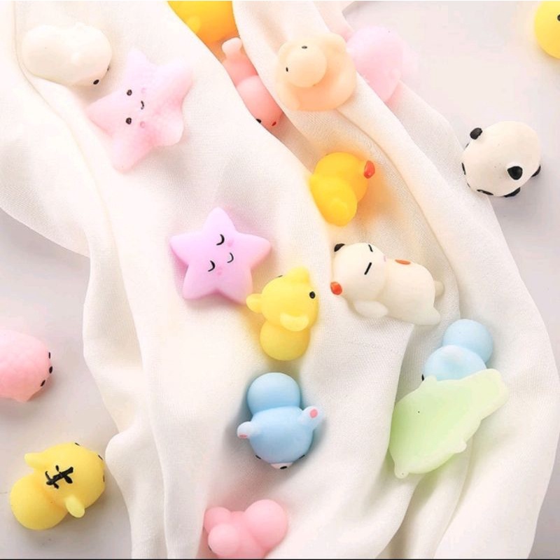 Mainan Squishy Mochi Mini Berbagai Karakter Lucu Murah