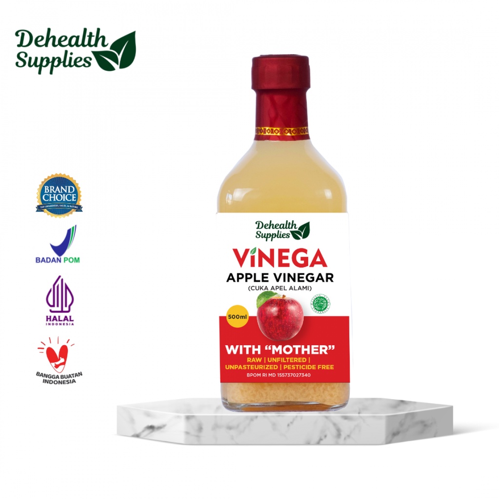 

Dehealth Supplies VINEGA CUKA APEL 500ml Kaca