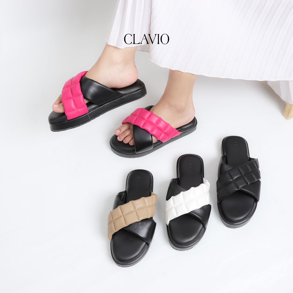 CLAVIO Yuki Platform Sandal Wanita