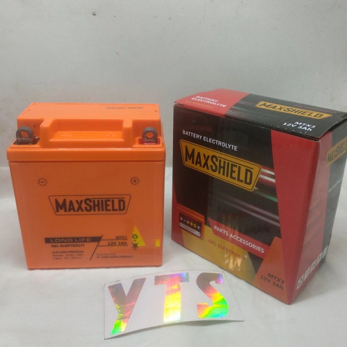 Aki Accu Rx King Nsr Ninja 150Cc Satria S Maxshield Mtx3 12V 3Ah Kode 218