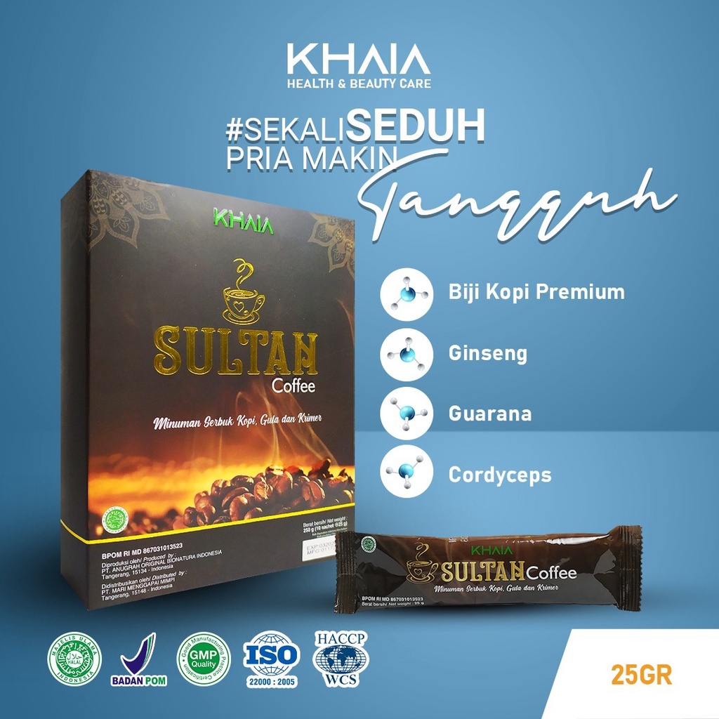 

KHAIA SULTAN COFFEE PENDONGKRAK STAMINA PRIA