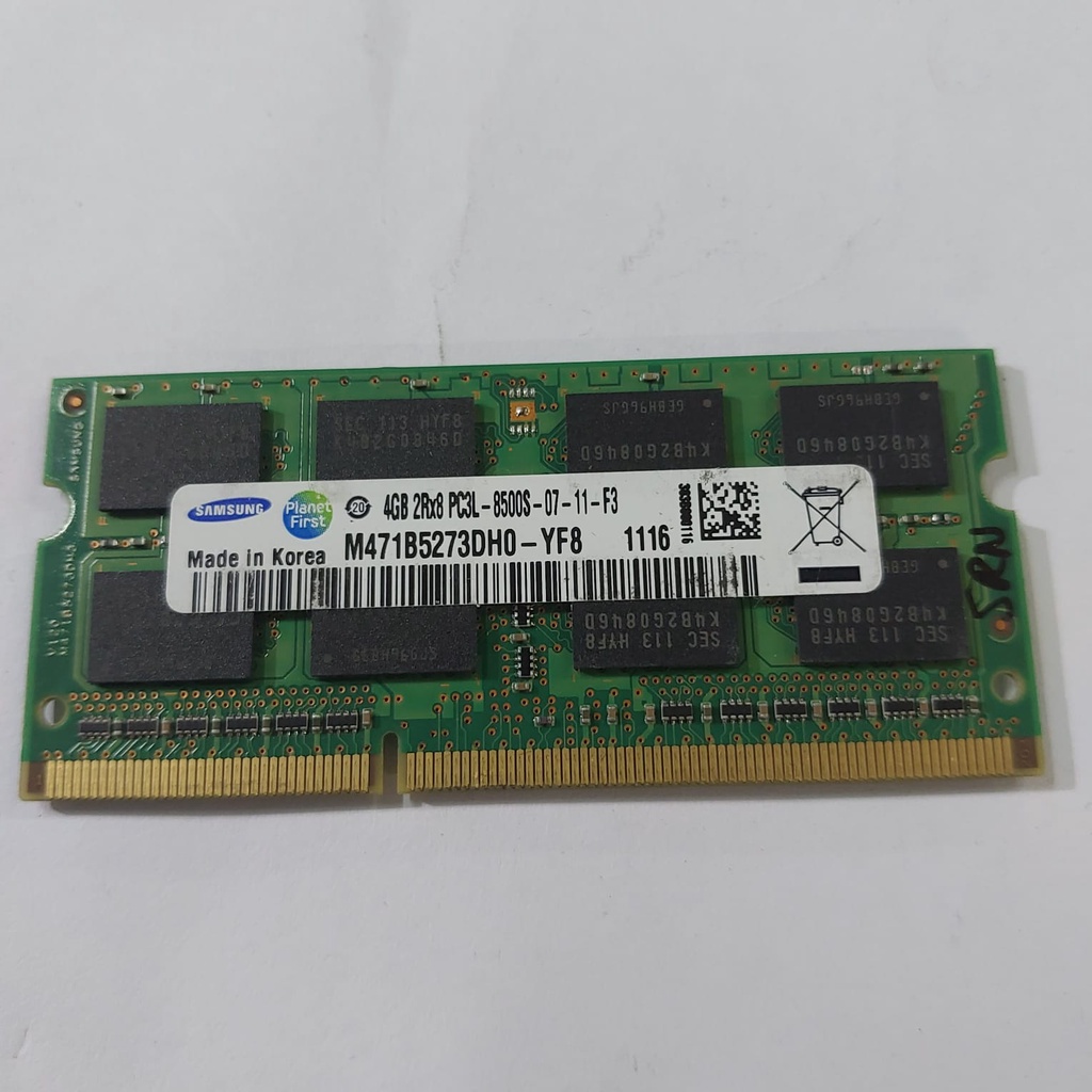 MEMORY SODIM DDR3L 4GB PC8500S SAMSUNG ORIGINAL