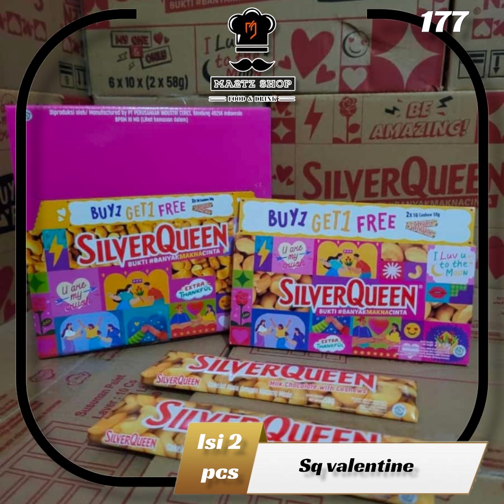 

Coklat SilverQueen Valentine 2 pcs