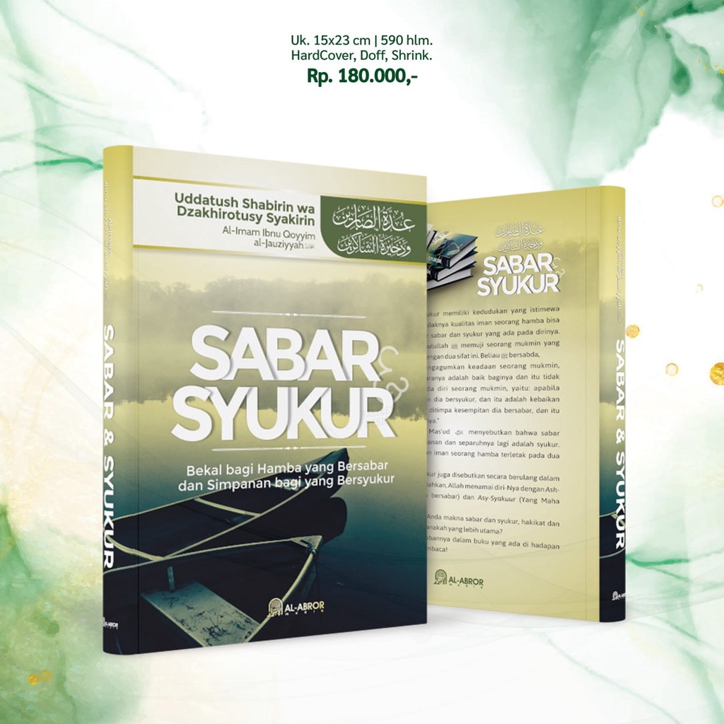 BUKU: SABAR & SYUKUR (TERJEMAH UDDATUSH SHABIRIN)
