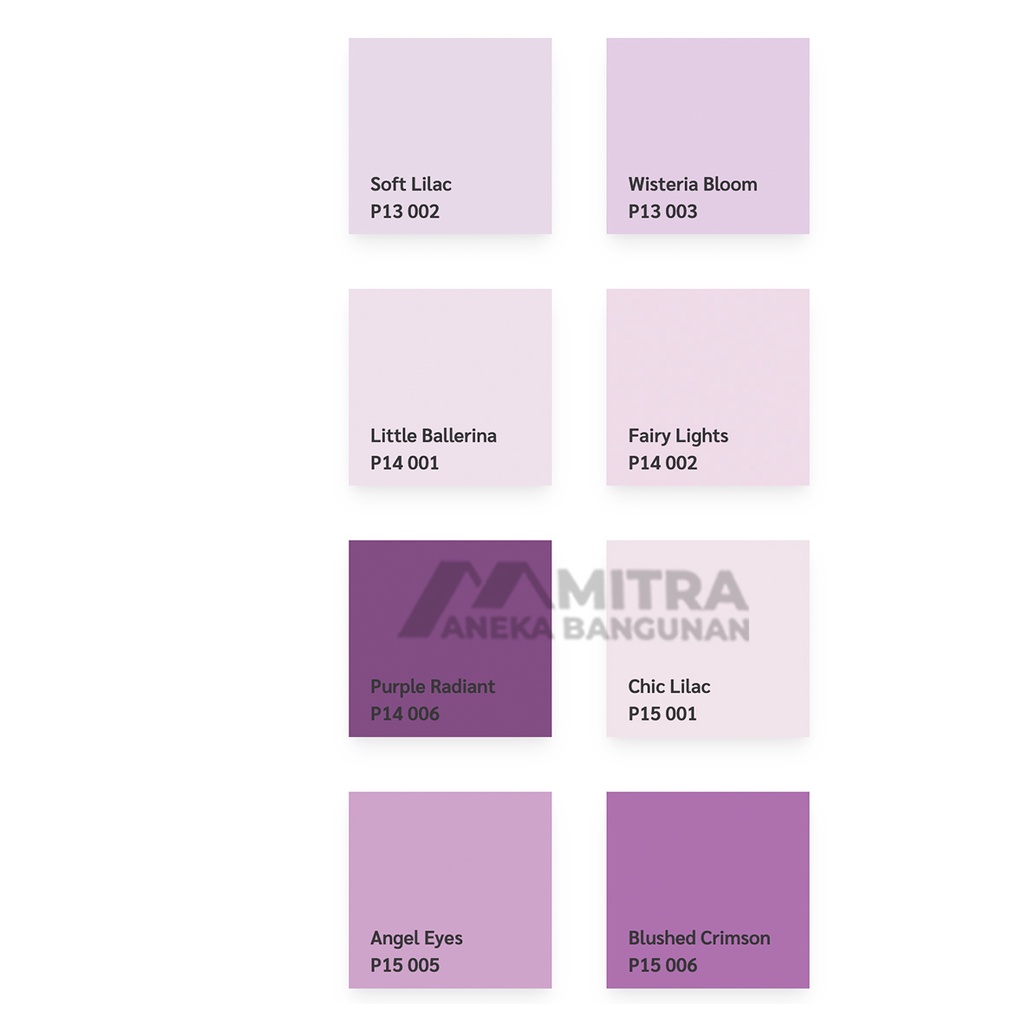 CAT TEMBOK INTERIOR EKSTERIOR AVITEX GOLD 5 KG / CAT DINDING AVIAN WARNA UNGU