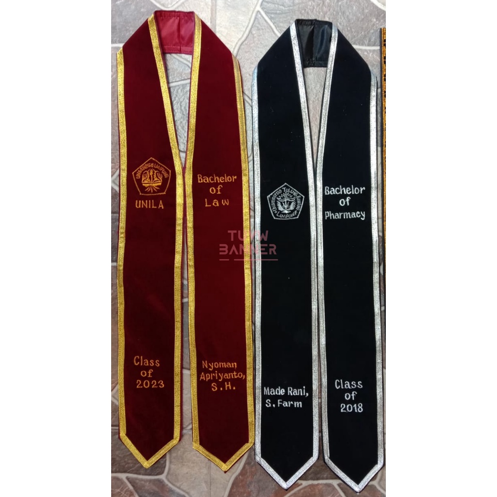 SELEMPANG WISUDA KALUNG / SELEMPANG WISUDA LEHER