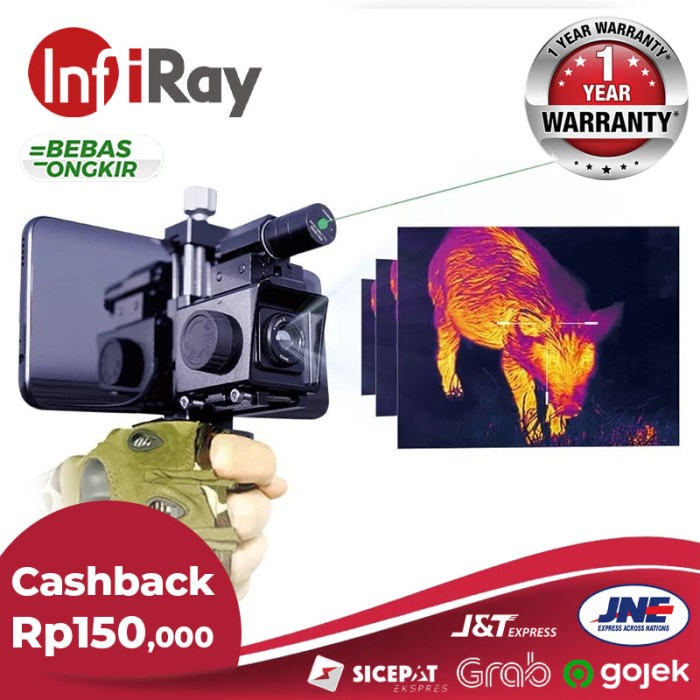 Terlaris Infiray T2 Pro Thermal Imager Camera Type C