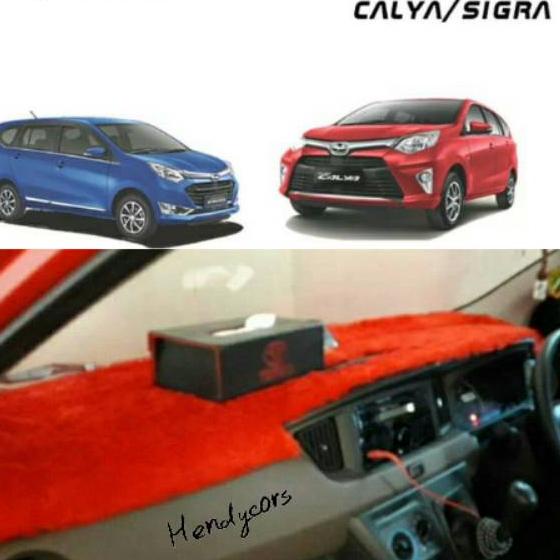 ✥ Alas Bulu Dashboard Mobil Calya/Sigra (bulu rRasfur) ☺