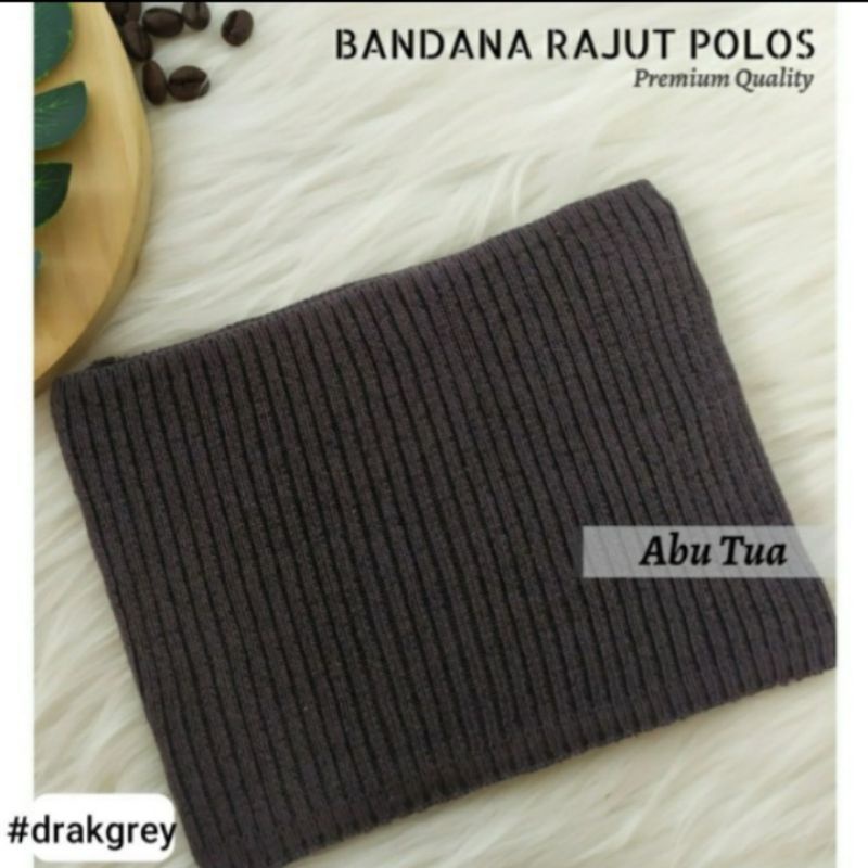 Bandana Iner Bando Rajut Dalaman kerudung hijab