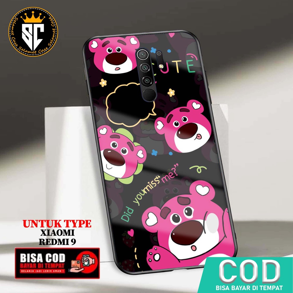 Case Xiaomi Redmi 9 Casing Xiaomi Redmi 9  Selamet Case [BEAR] Case Glossy Case Aesthetic Custom Cas