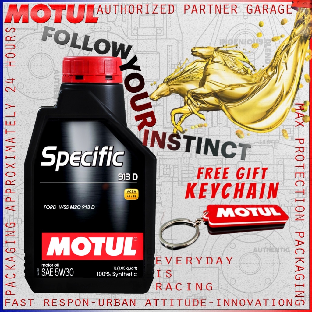 MOTUL SPECIFIC 913D 5W30 1L OLI MOBIL IMPORT