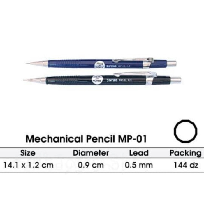 

&<&<&<&] PENSIL MEKANIK / MECHANIC PENCIL CETEK JOYKO MP 01