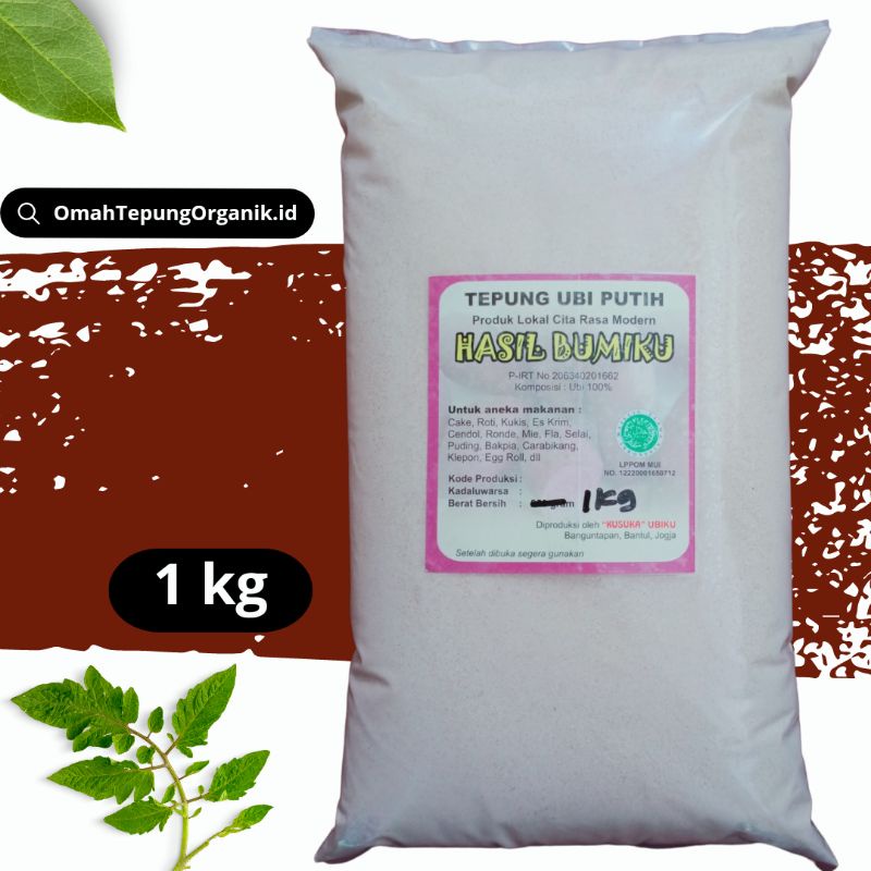 

Tepung Ubi Putih Organik kemasan 1 KG/White Yam Flour Organic 100 gram/Ubi Jalar Putih kemasan 1 KG/Bubuk Ubi Putih kemasan 1 KG/ubi Putih bubuk 1 KG/Bubuk Ubi jalar putih kemasan 1 KG