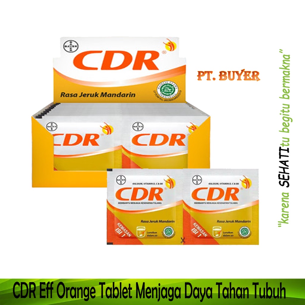 CDR EFFERVESCENT VITAMIN'10s TULANG