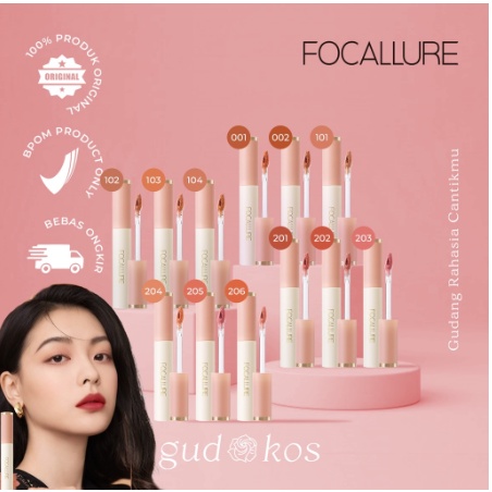 FOCALLURE Velvet Smooth Lip Glaze Lip Tint / Liptint Hyper Moisturizing Lip Stain