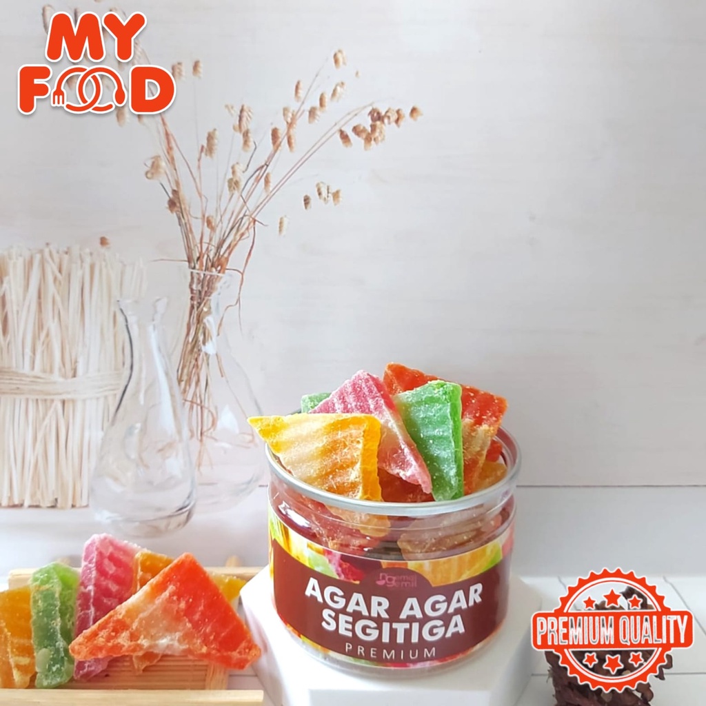 

[Myfoodofficial] - Can Agar Agar Segitiga Agar Kering Rasa Buah Homemade Kualitas Premium