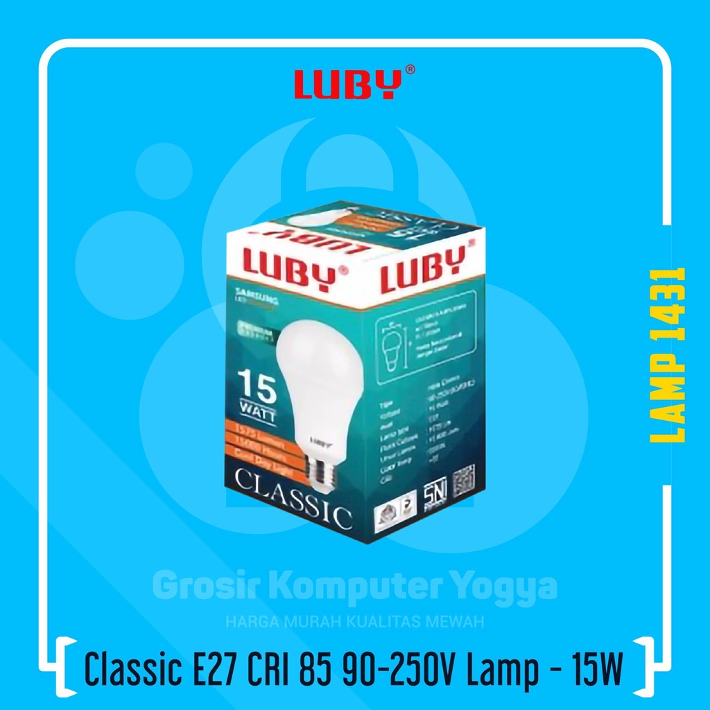 Luby Classic 15W E27 CRI 85 90-250 V LED Lamp Lampu