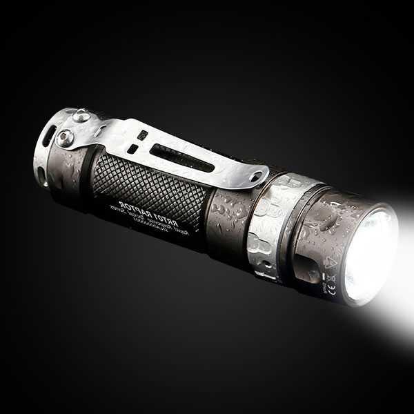 JETBeam Senter LED CREE XP-L or Nichia 219C 950 Lumens - RRT01 Raptor - Black