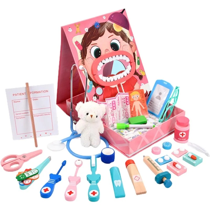 BIANCA - Mainan Peran Edukasi Wooden Toys Dokter Gigi Dentist