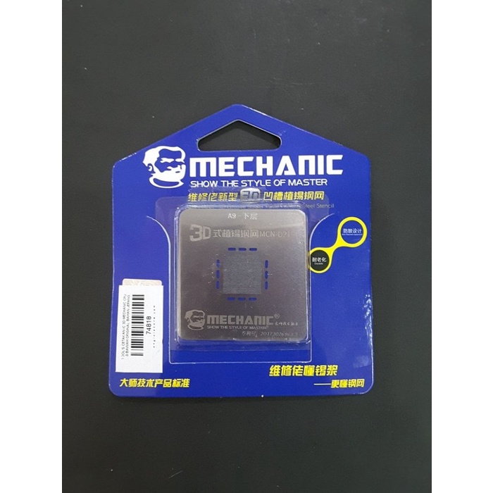 Mechanic A9 Cetakan IC 3D CPU Bawah Bahan Jepang Original