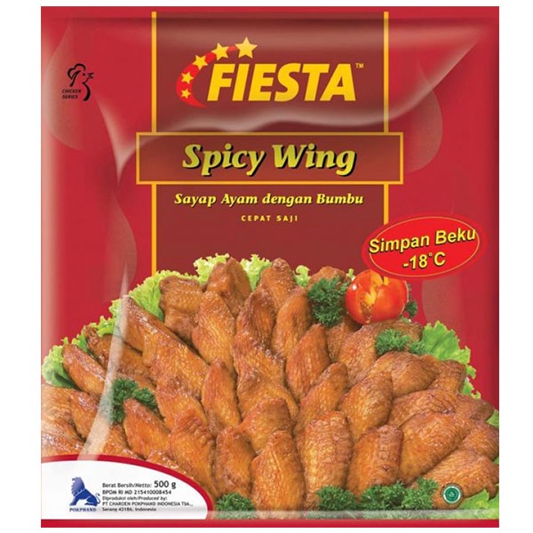 Promo Harga Fiesta Ayam Siap Masak Spicy Wing 500 gr - Shopee