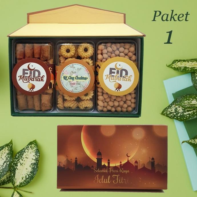 

PARSEL RAMADHAN PAKET HAMPERS PARCEL KUE KERING LEBARAN - PAKET 1 EL09I09A82L