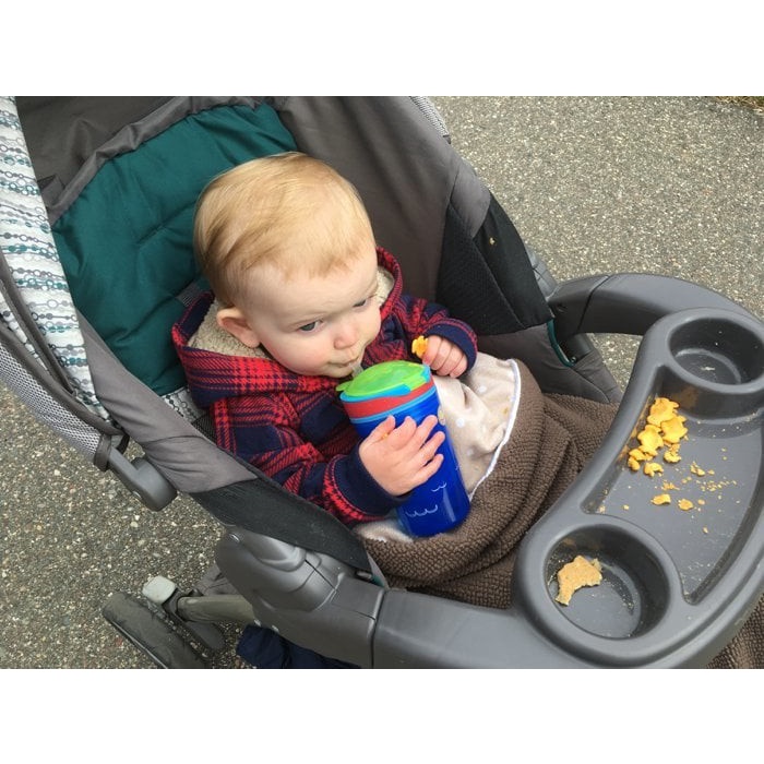 NUBY SNACK N SIP CUP WITH STRAW