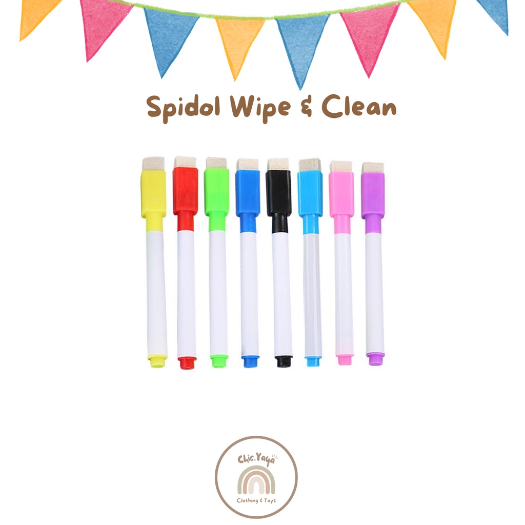 

[Chicyaya.id] Spidol Wipe and Clean/ Spidol Kecil