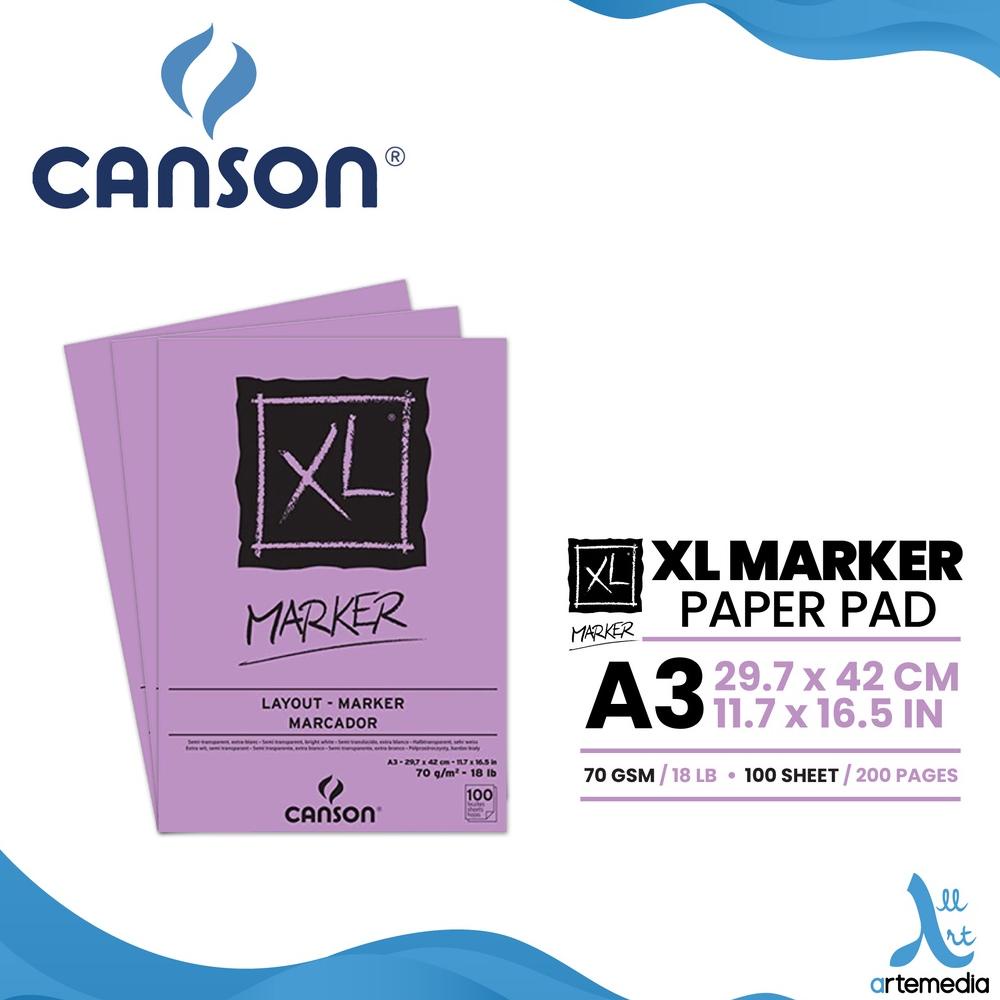 

Buku Sketsa Gambar Canson XL Marker Pad A3 Sketchbook