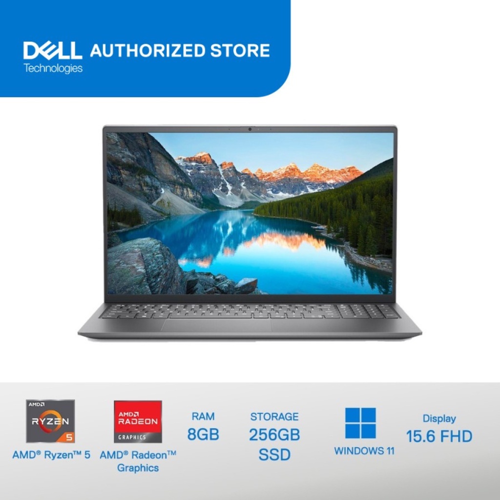 Dell Inspiron 5515 [R5-5500U-8-256-UMA-W11-OHS] DELL OFFICIAL