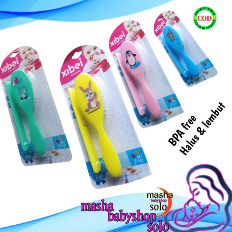 Sisir bayi lembut , Sisir bayi murah , Sisir bayi sudah bpa free