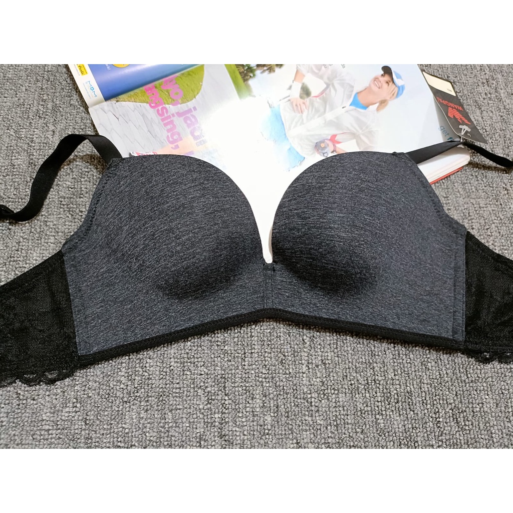 BRA / BH WANITA 182 TIDAK ADA KAWAT BUSA SEDANG SIZE 32-38