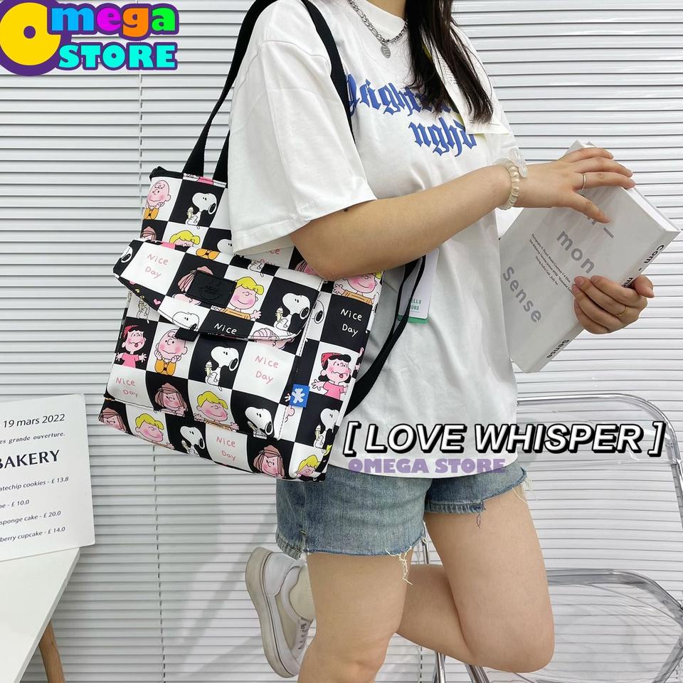 7AMB4-B Tas Totebag Resleting Perempuan Tote Bag Korea Fashion Motif Lucu Tas Jinjing Sekolah Motif 