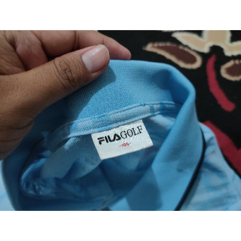 Rugby Polo Shirt Fila Full Bordir Second