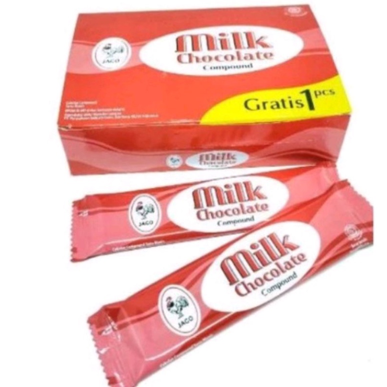 BOX - Cokelat Jadul Jago Milk Chocolate Ayam Merah Isi 12 Pcs x 10gr Coklat