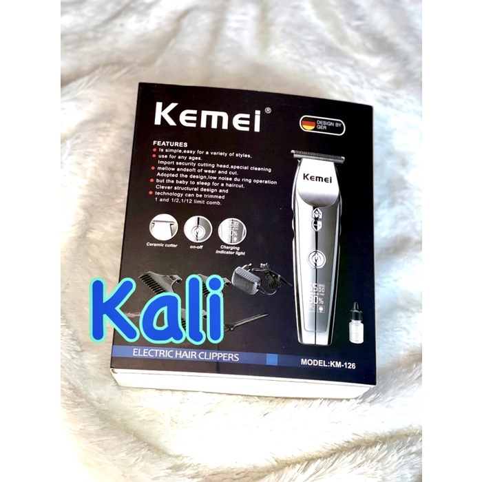 MESIN CUKUR RAMBUT KEMEI KM-126 HAIR CLIPPER CHARGER