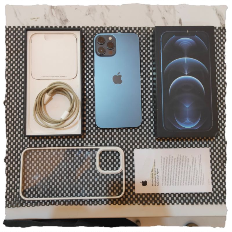 iphone 12 promax pacific blue 128 gb