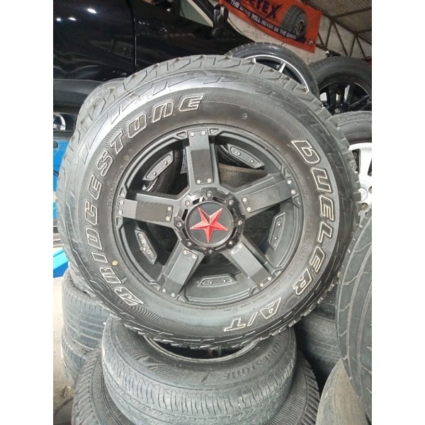 vekg Second Racing Rasta ring  17+ban 265 70 17 lebar 9 et 25 pcd 6x139