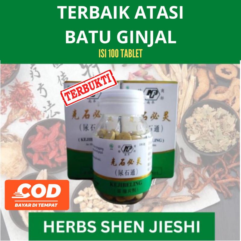 BESS SELLER | HERBS SHEN JIESHI Obat Herbal Batu Ginjal 100% Ampuh Original